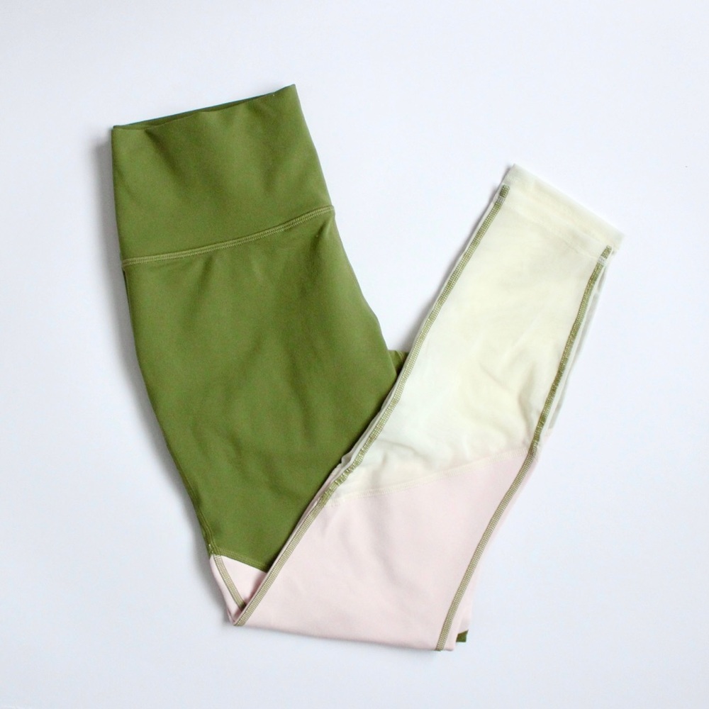 NWT Fabletics Zone High-Waisted 7/8 Colorblock Leggings